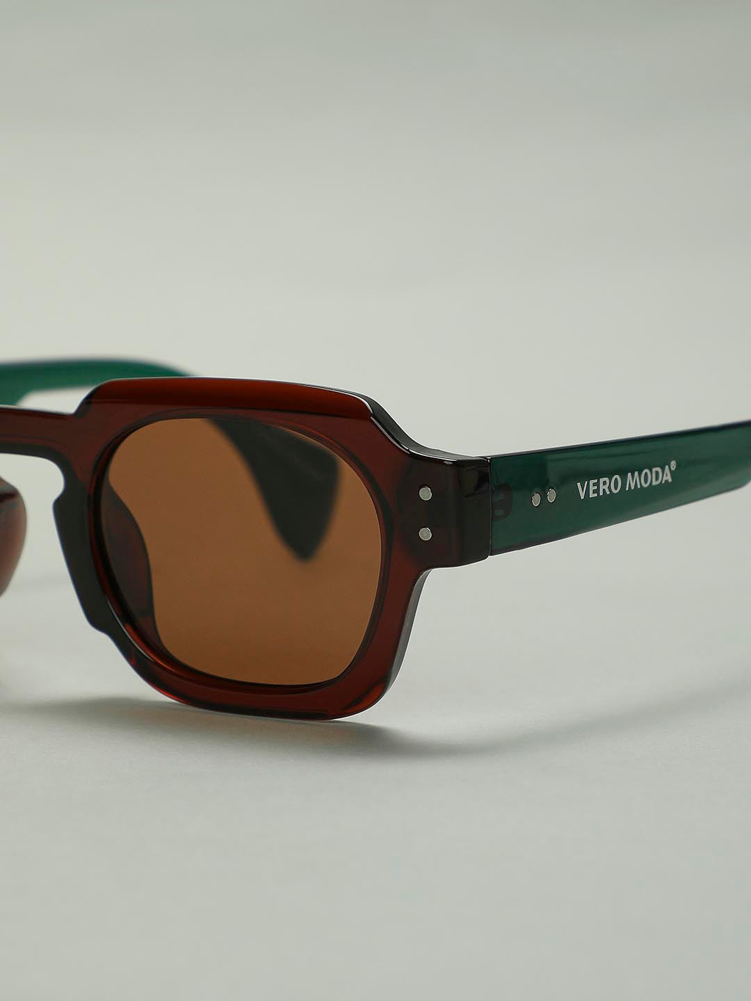 Black Oval Framed Sunglasses