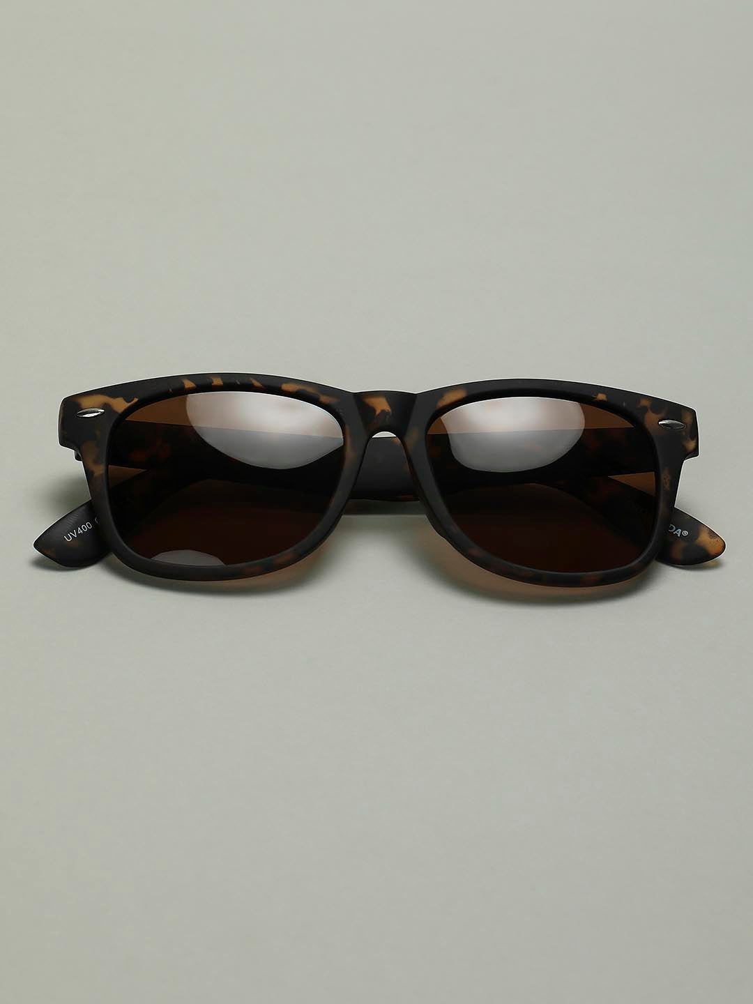 Chocolate Brown Square Shaped Sunglasses