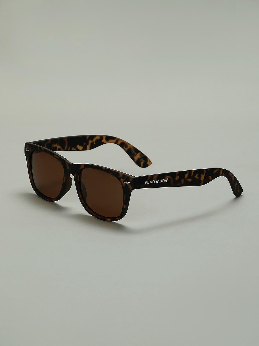 Chocolate Brown Square Shaped Sunglasses