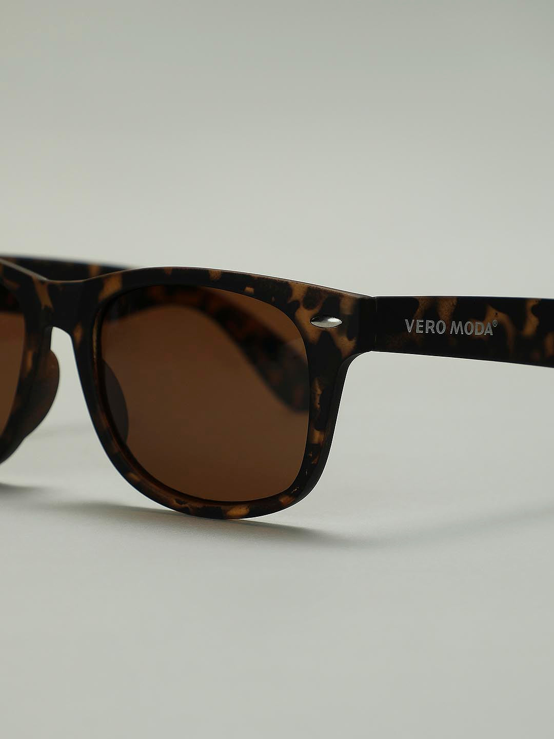Chocolate Brown Square Shaped Sunglasses