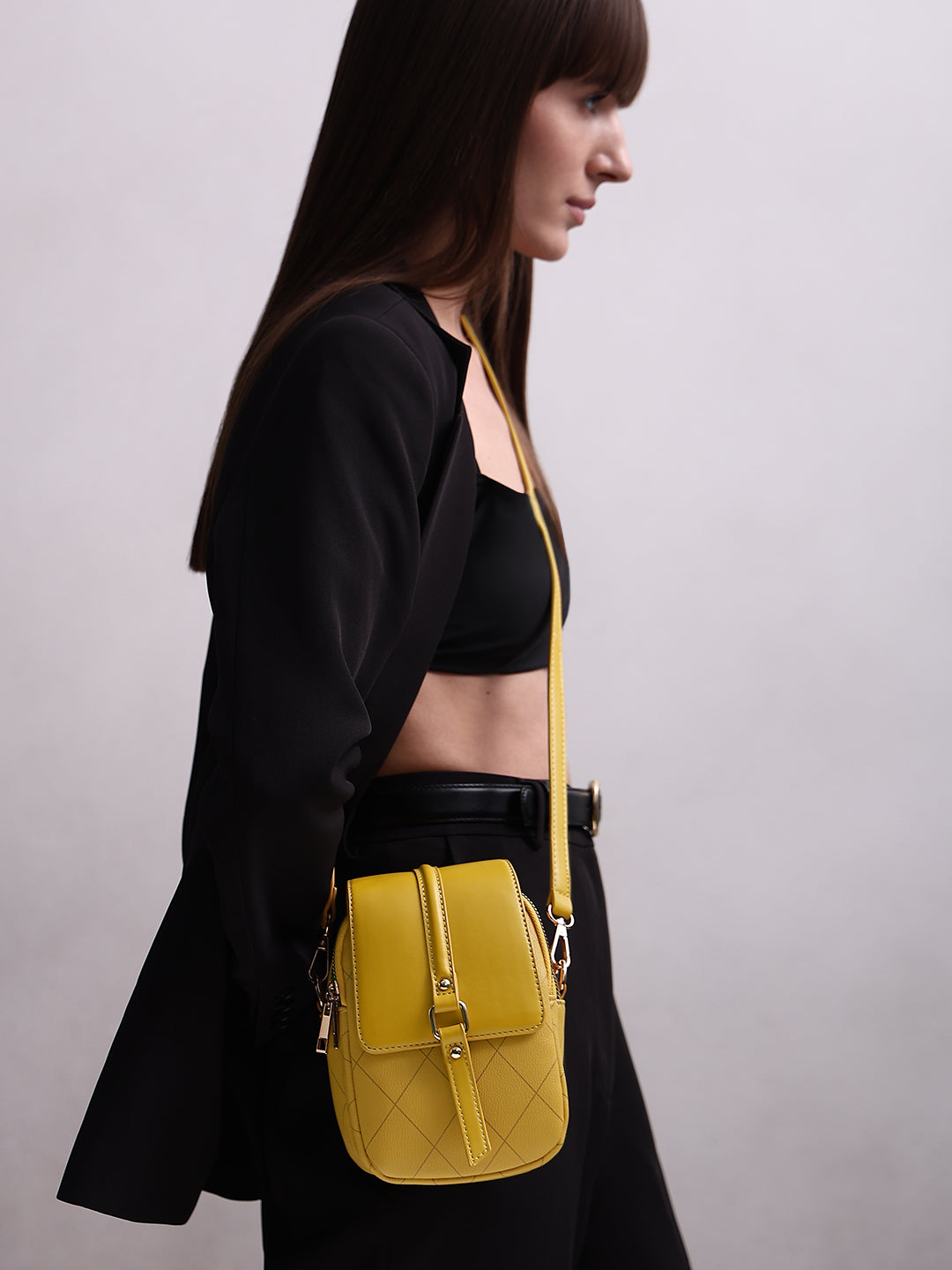 Yellow Small Sling Bag