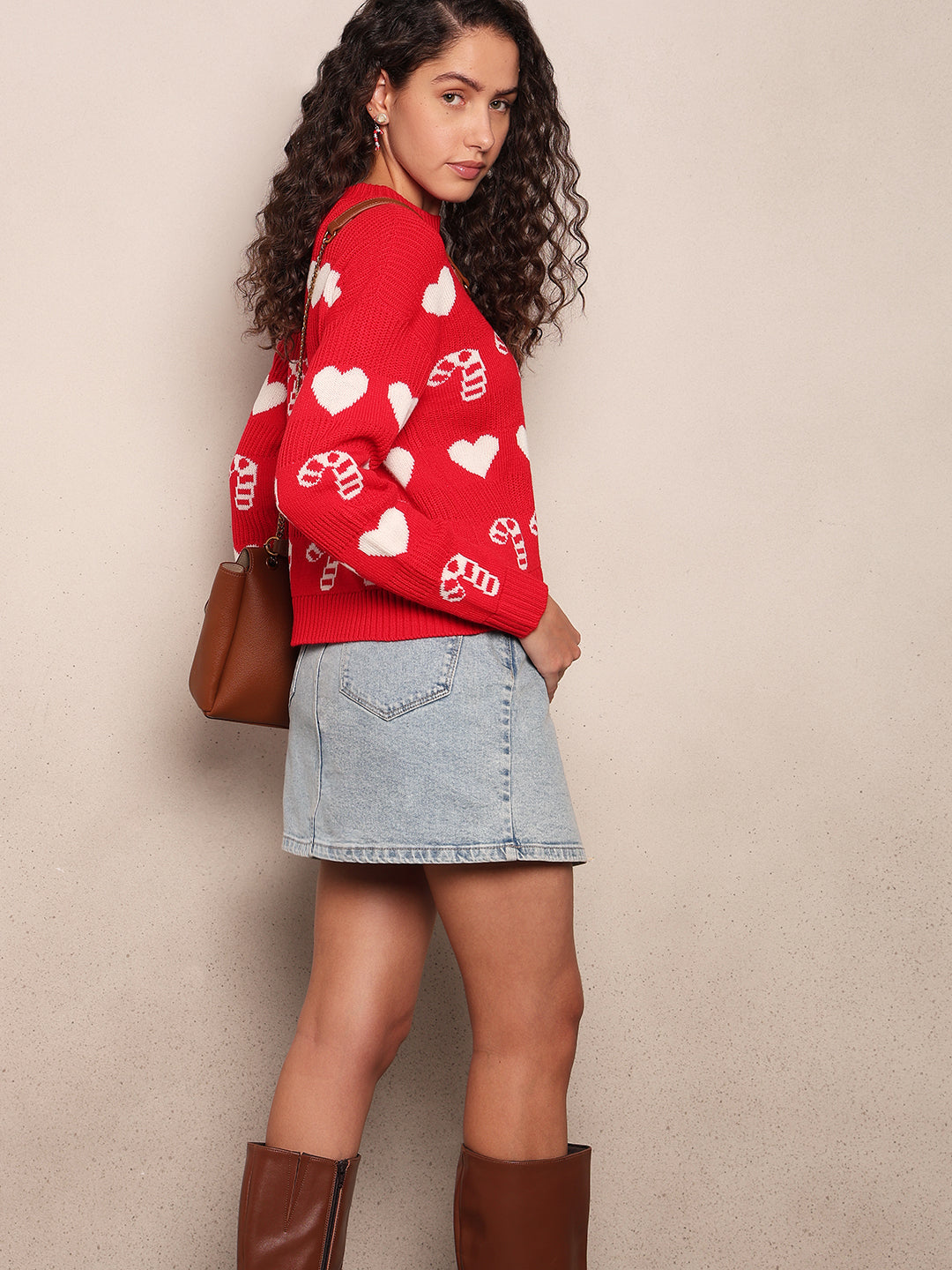 Candy Cane O-Neck Pullover