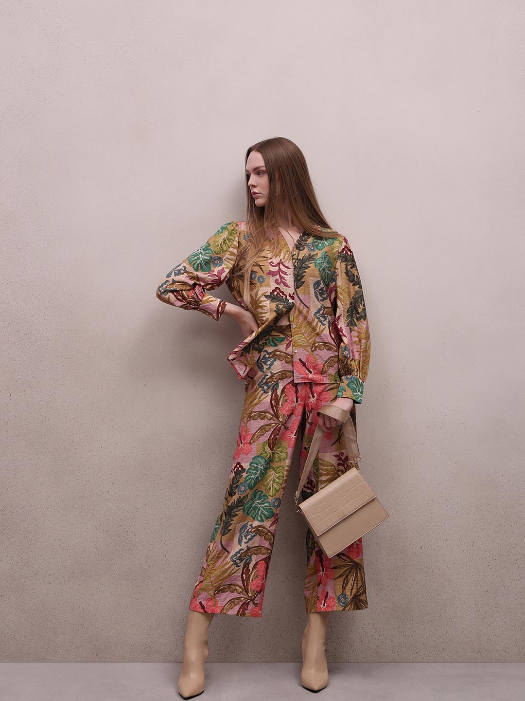 Multi-Colour Printed Pants