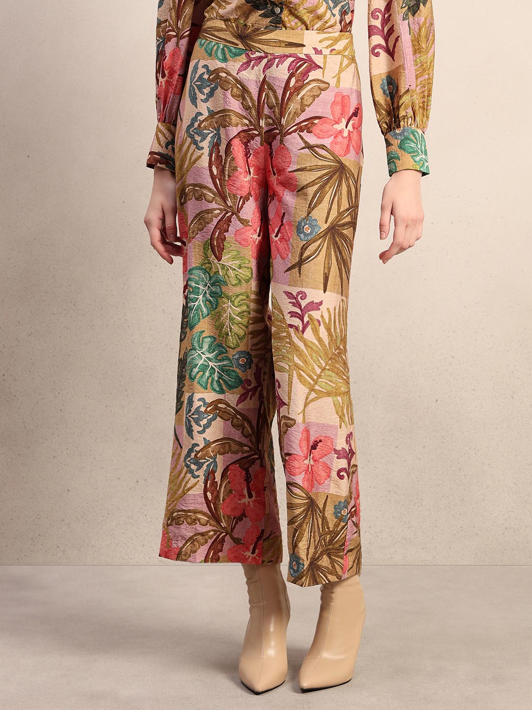 Multi-Colour Printed Pants