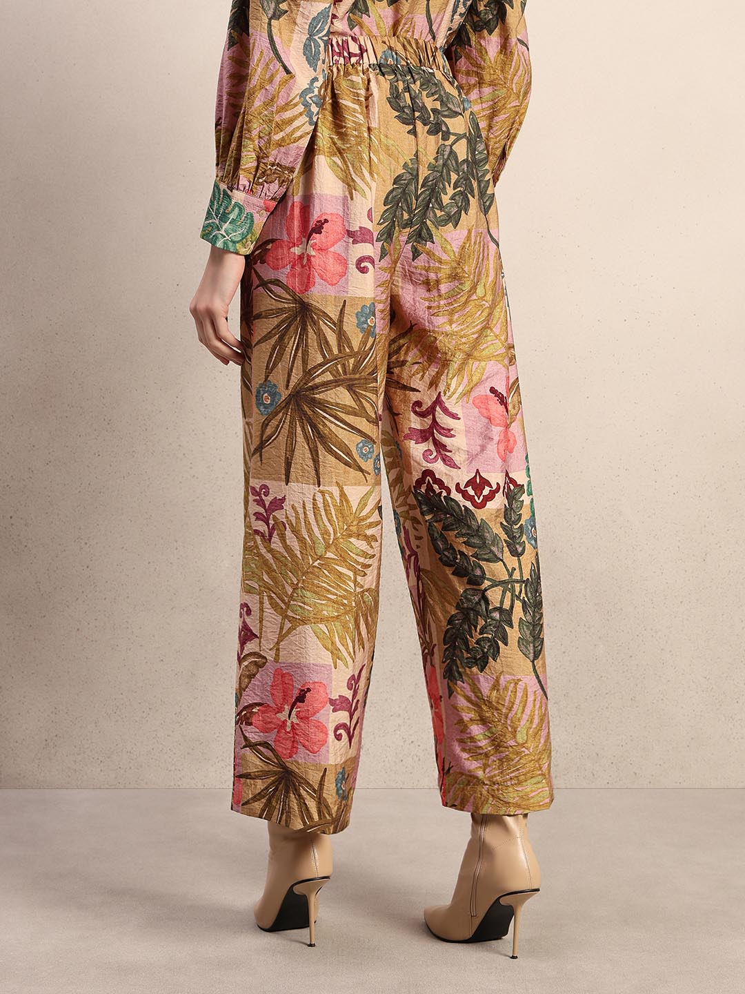 Multi-Colour Printed Pants