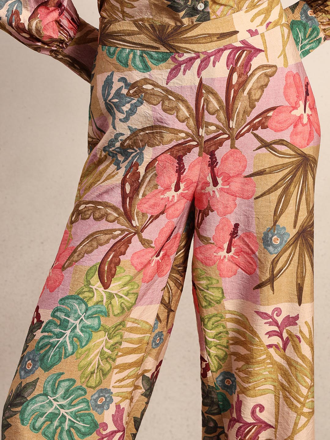 Multi-Colour Printed Pants