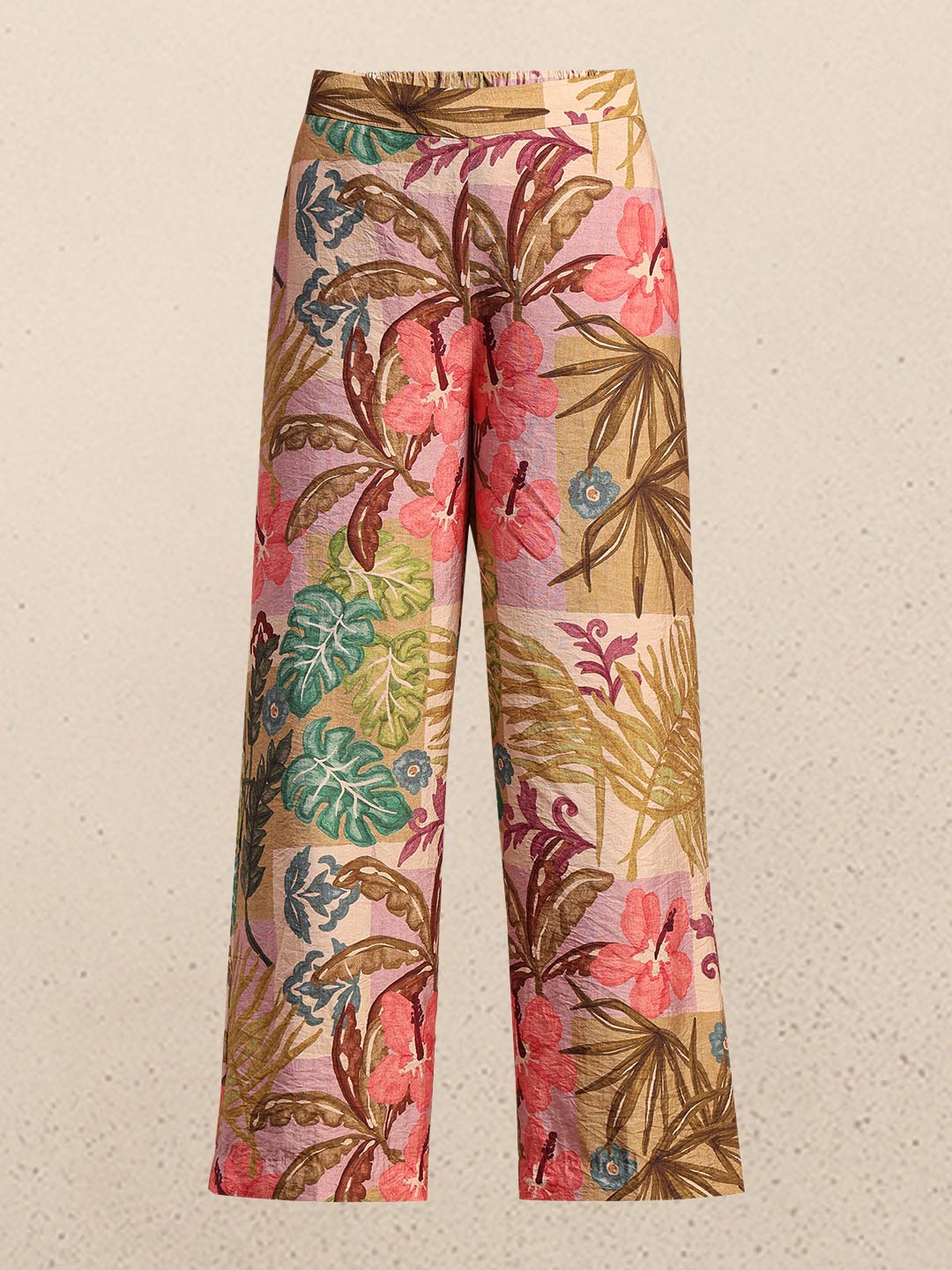 Multi-Colour Printed Pants
