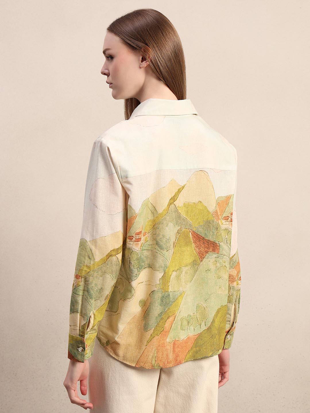 Off-White Landscape Print Shirt