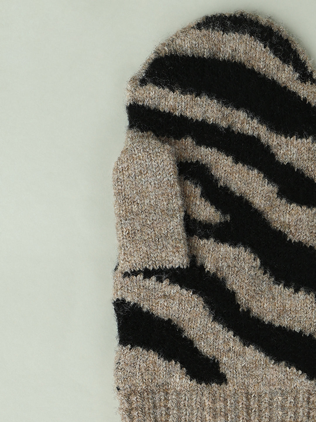 Zebra Print Mittens