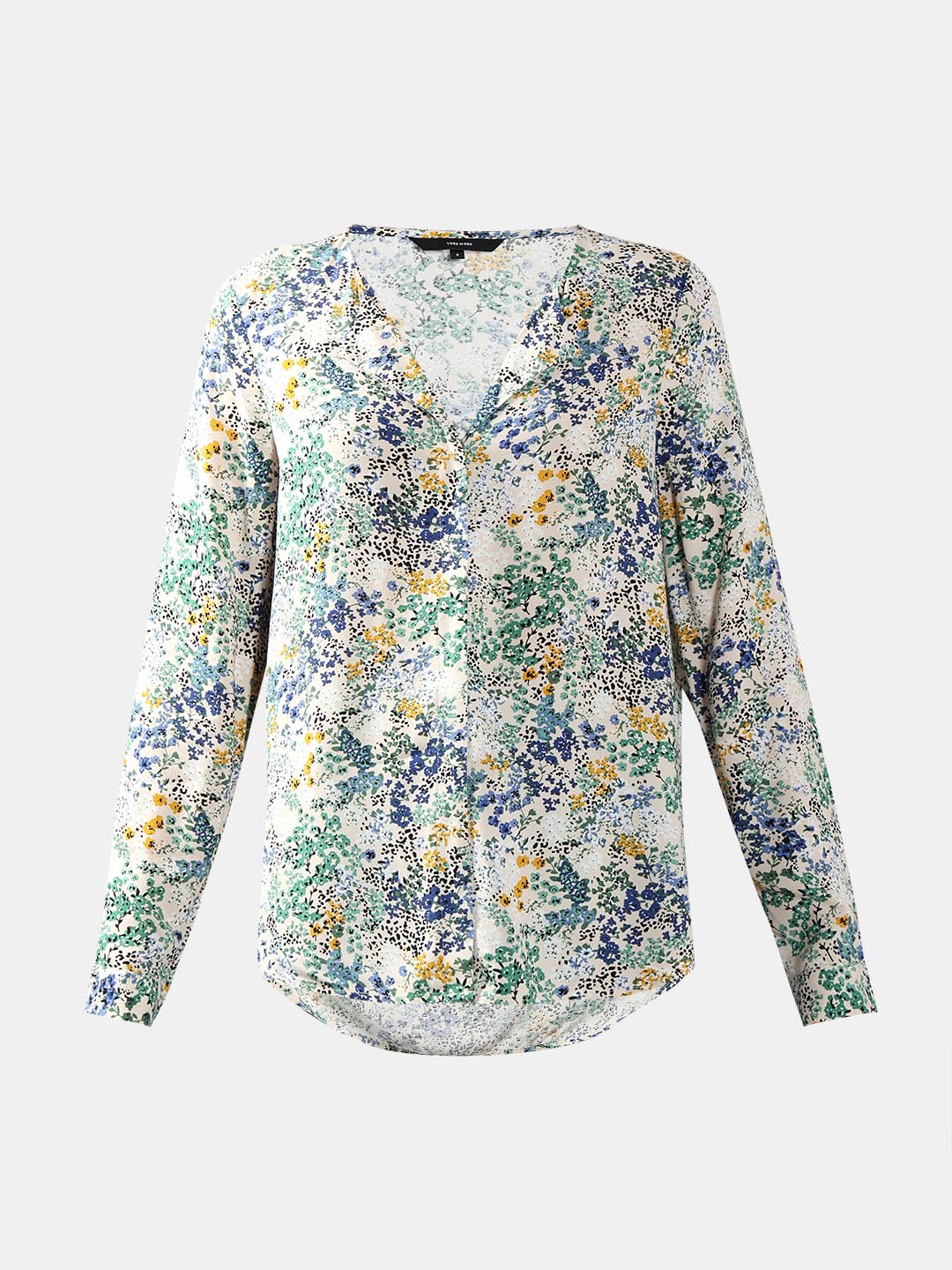 Vero Moda White Floral Print Shirt