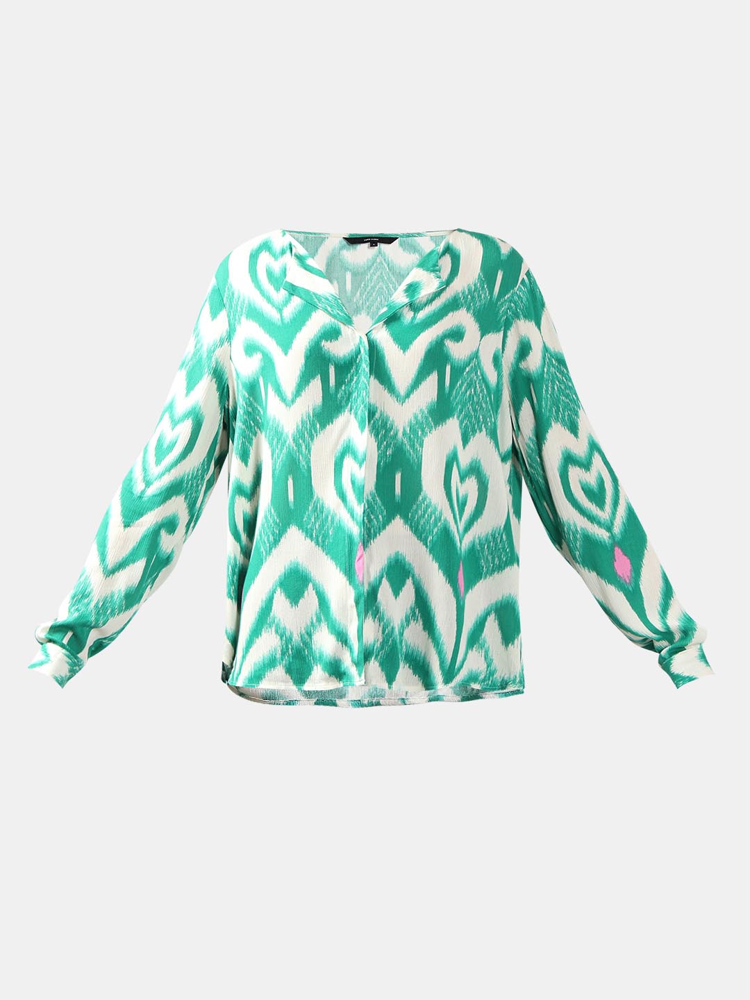 Vero Moda Green Abstract Print Shirt