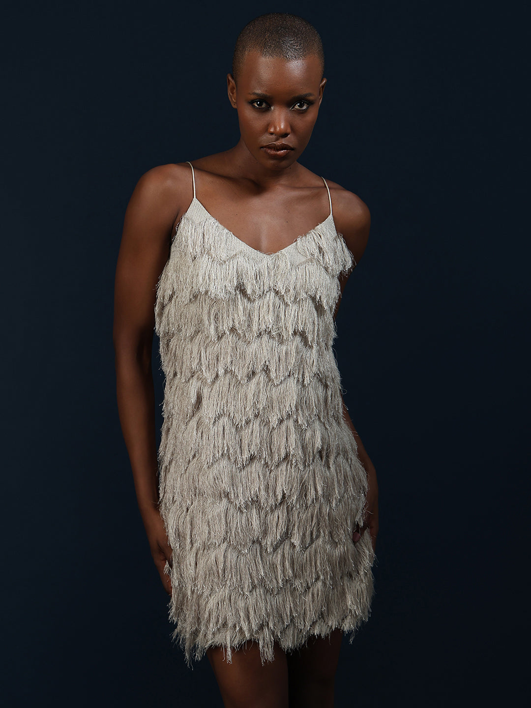 Marquee Fringe Mini Dress