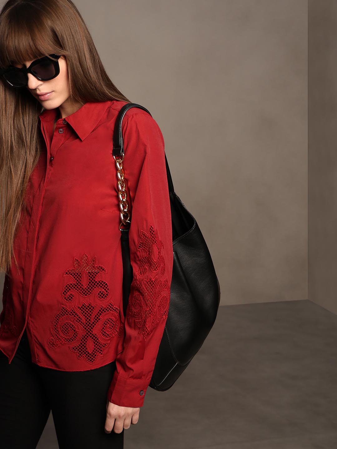 Red Cotton Shirt main image 0