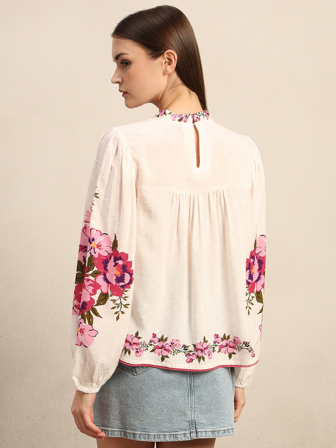 Floral Embroidered Top