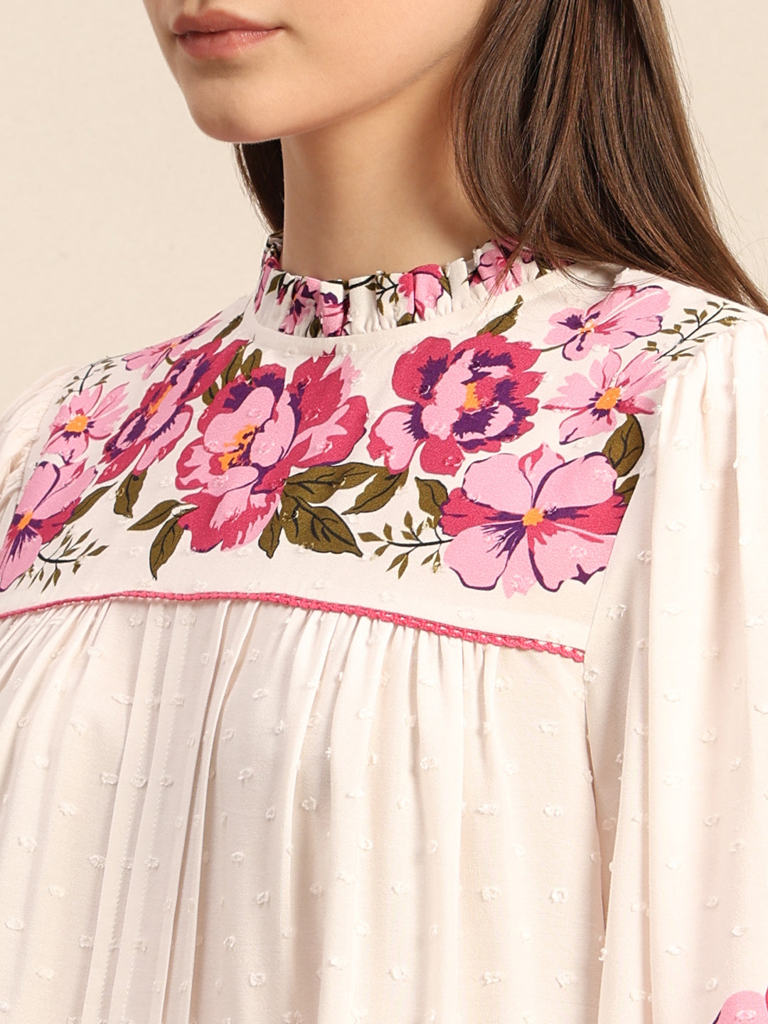Floral Embroidered Top