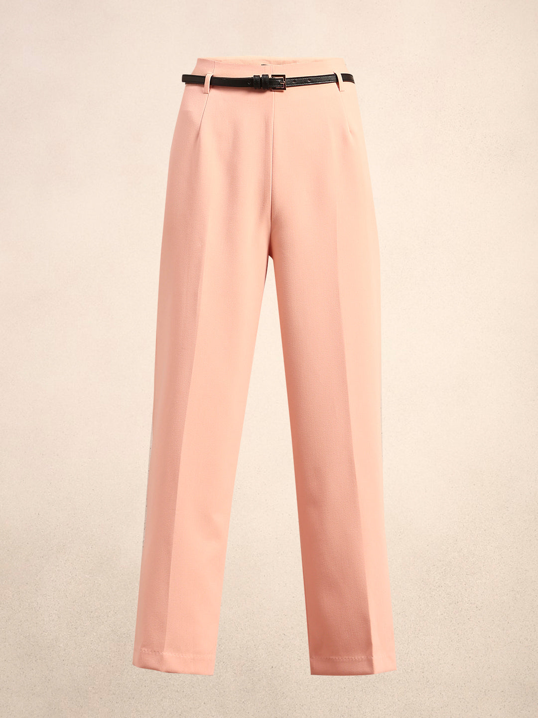 High Rise Belted Pants