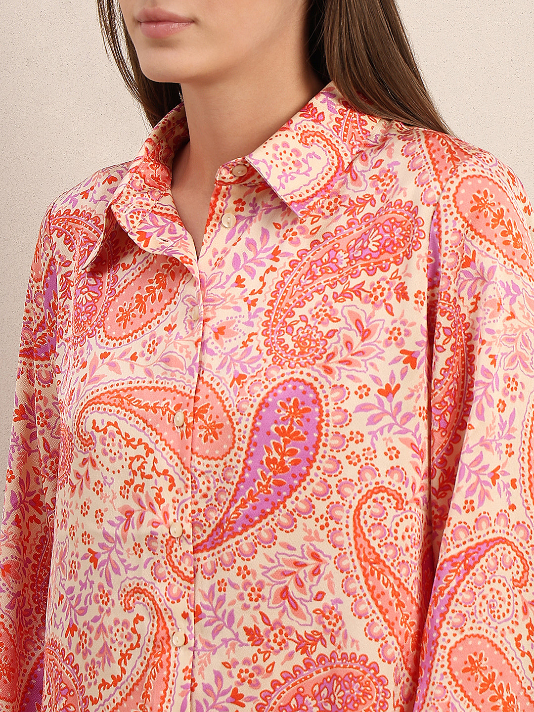Pink Printed Shirt