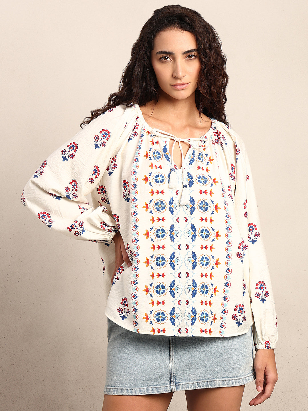 Printed Regular Fit Top