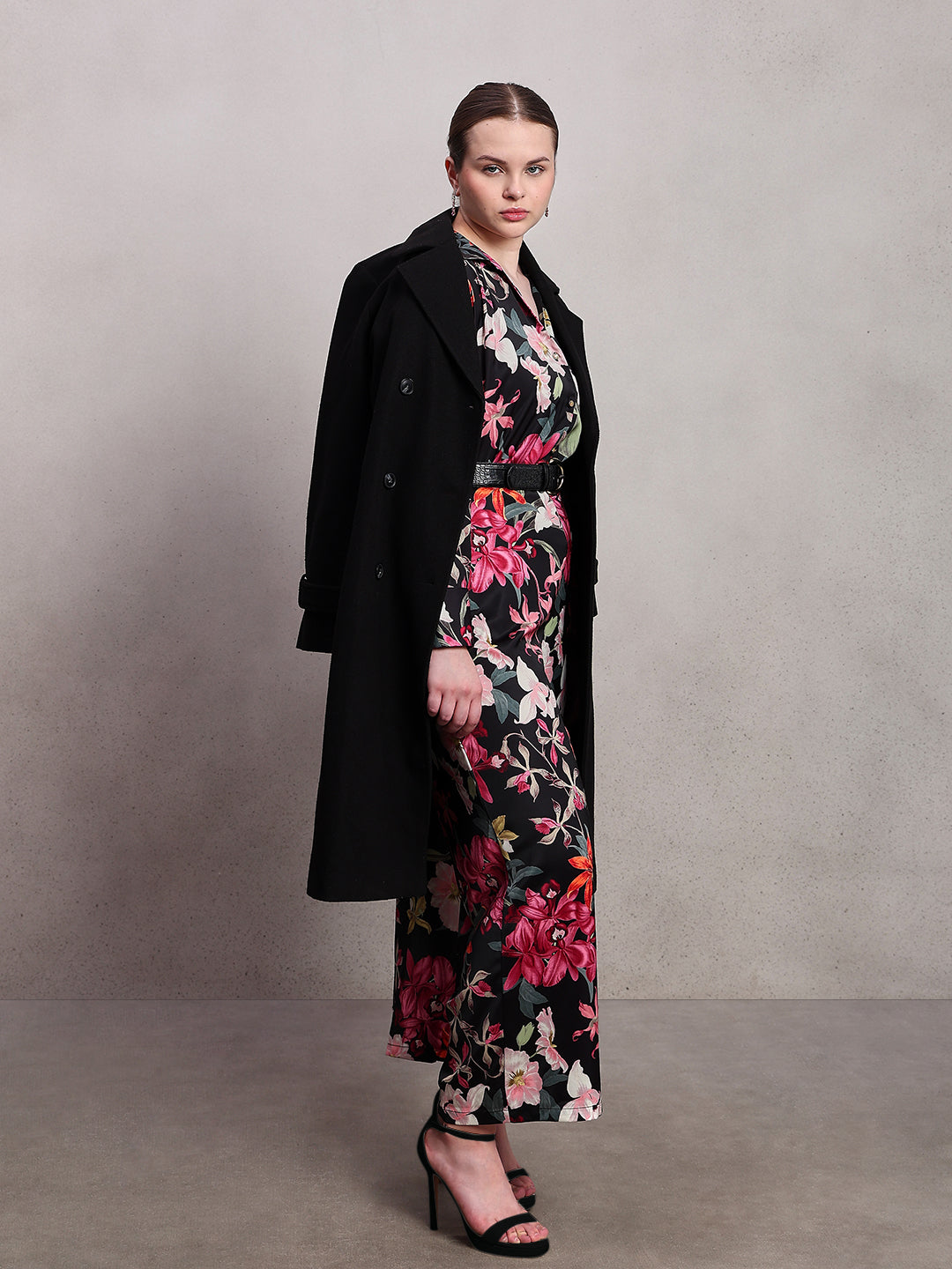 CURVE Floral Wide Leg Pants