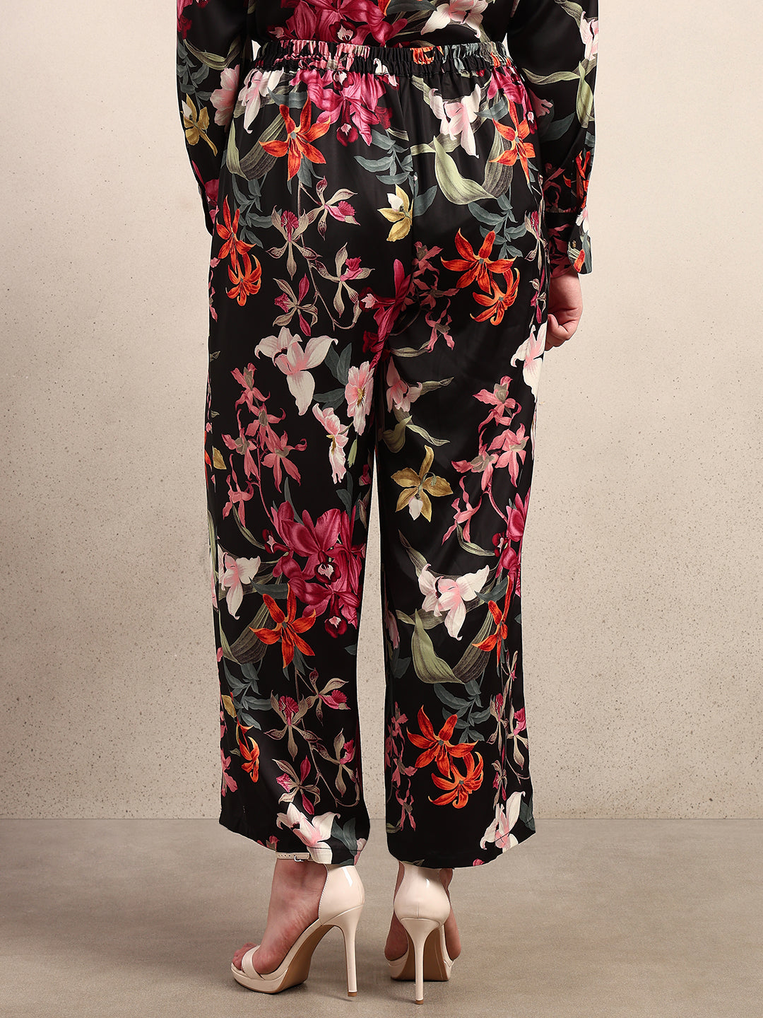 CURVE Floral Wide Leg Pants