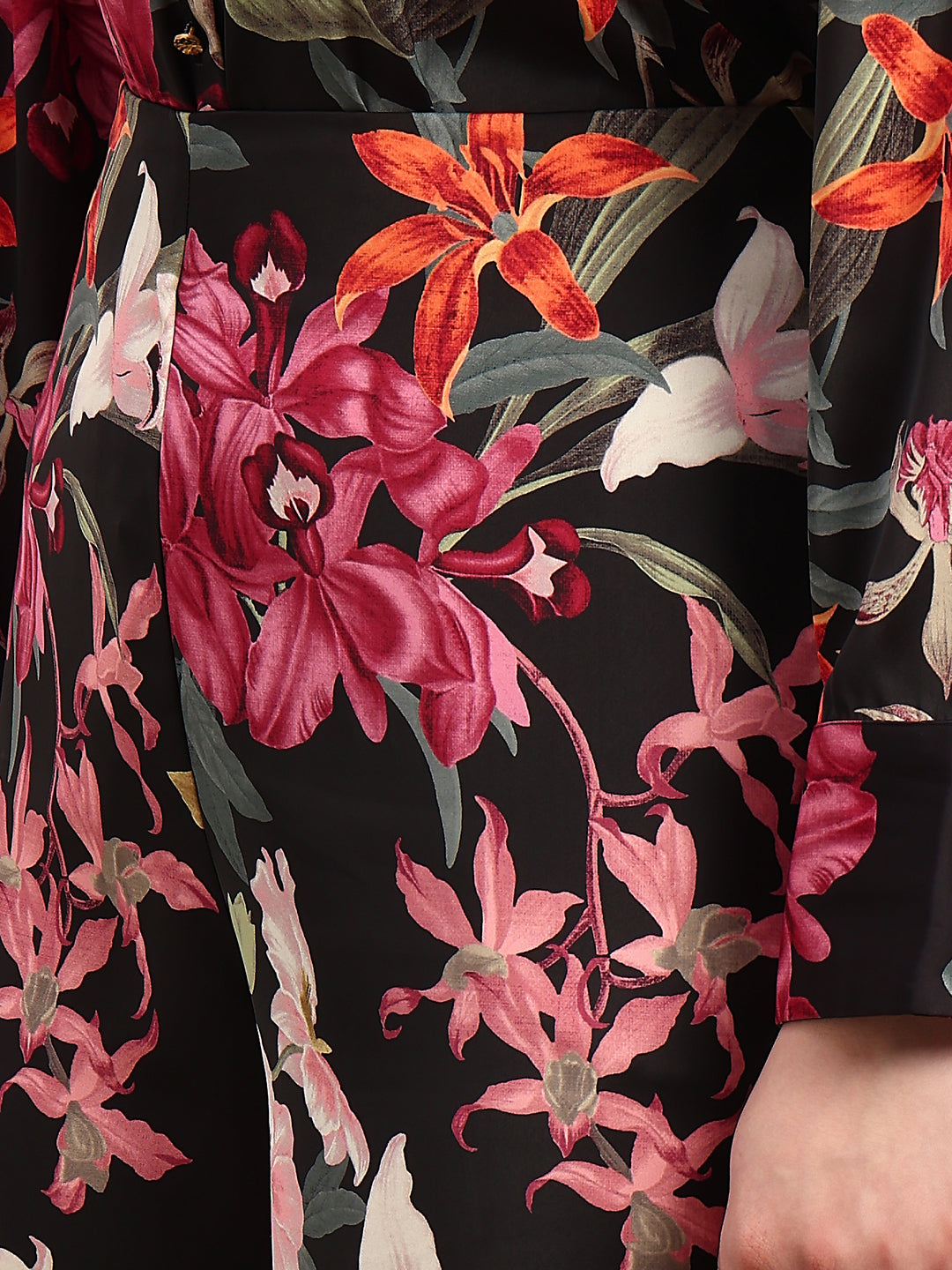 CURVE Floral Wide Leg Pants