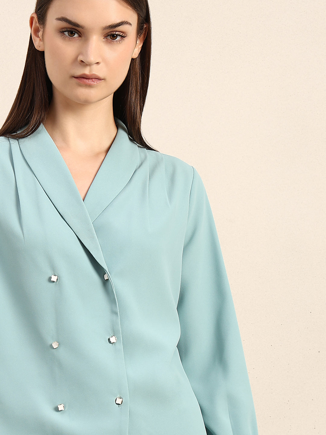 Light Blue Full Sleeves Top