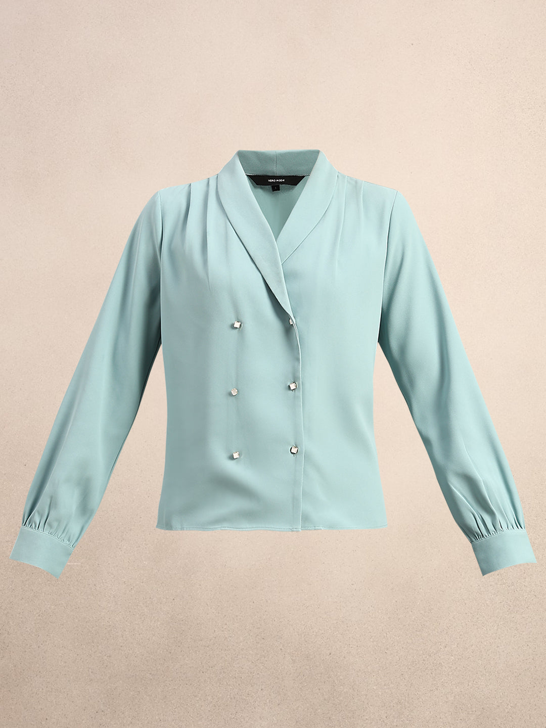 Light Blue Full Sleeves Top