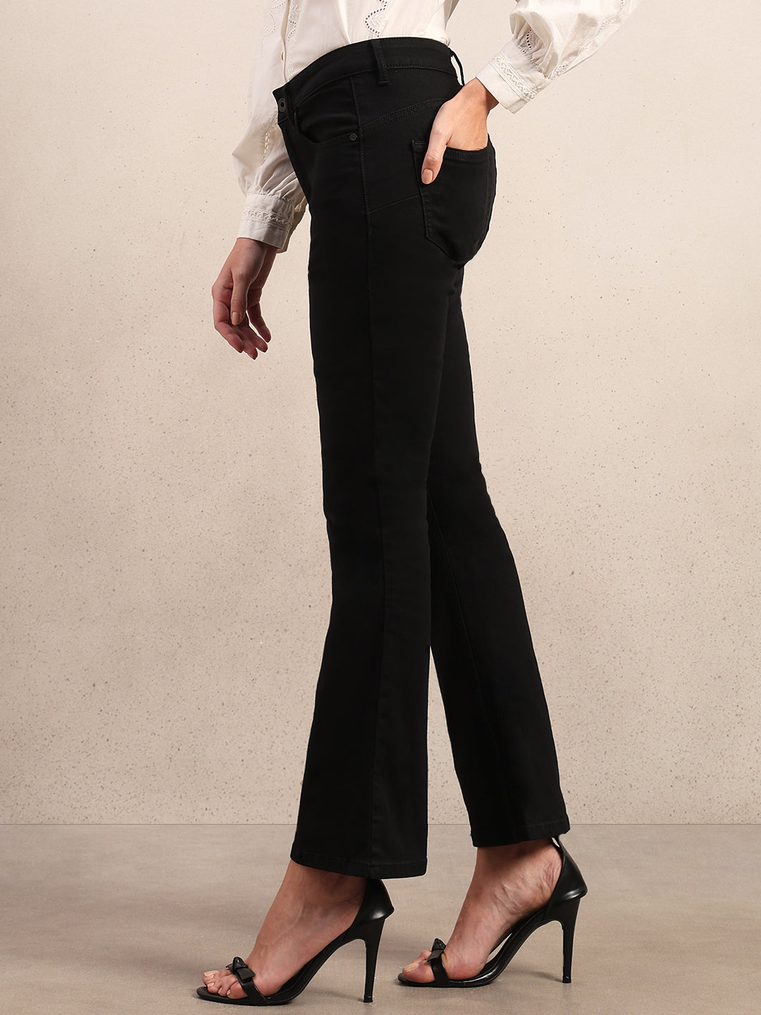 High Rise Bootcut Jeans