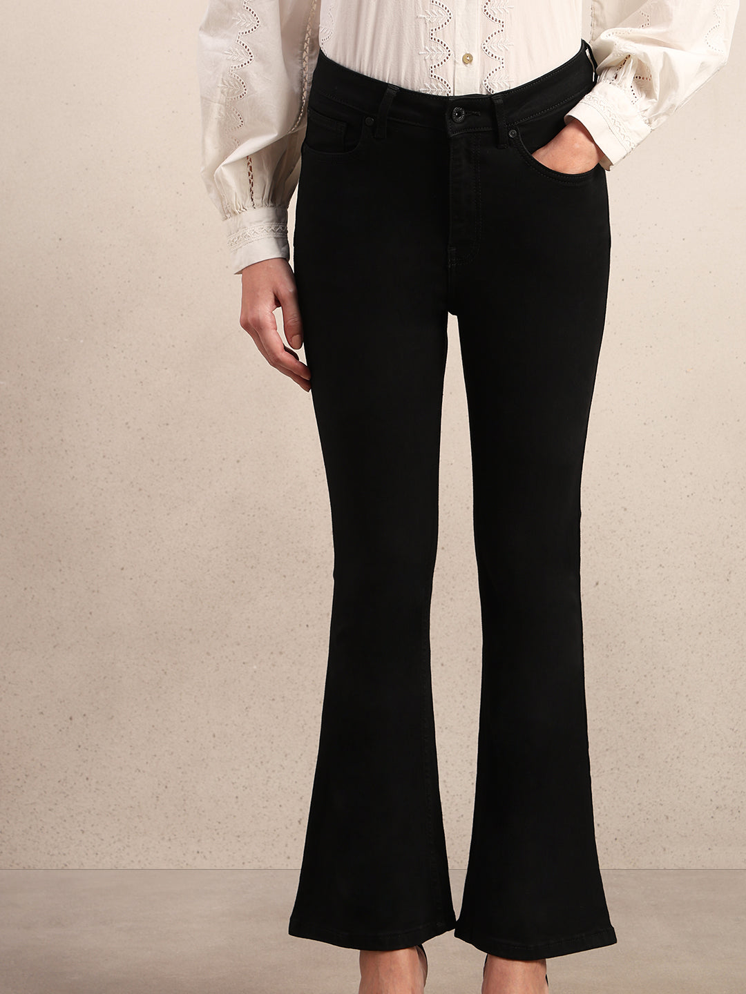 High Rise Bootcut Jeans