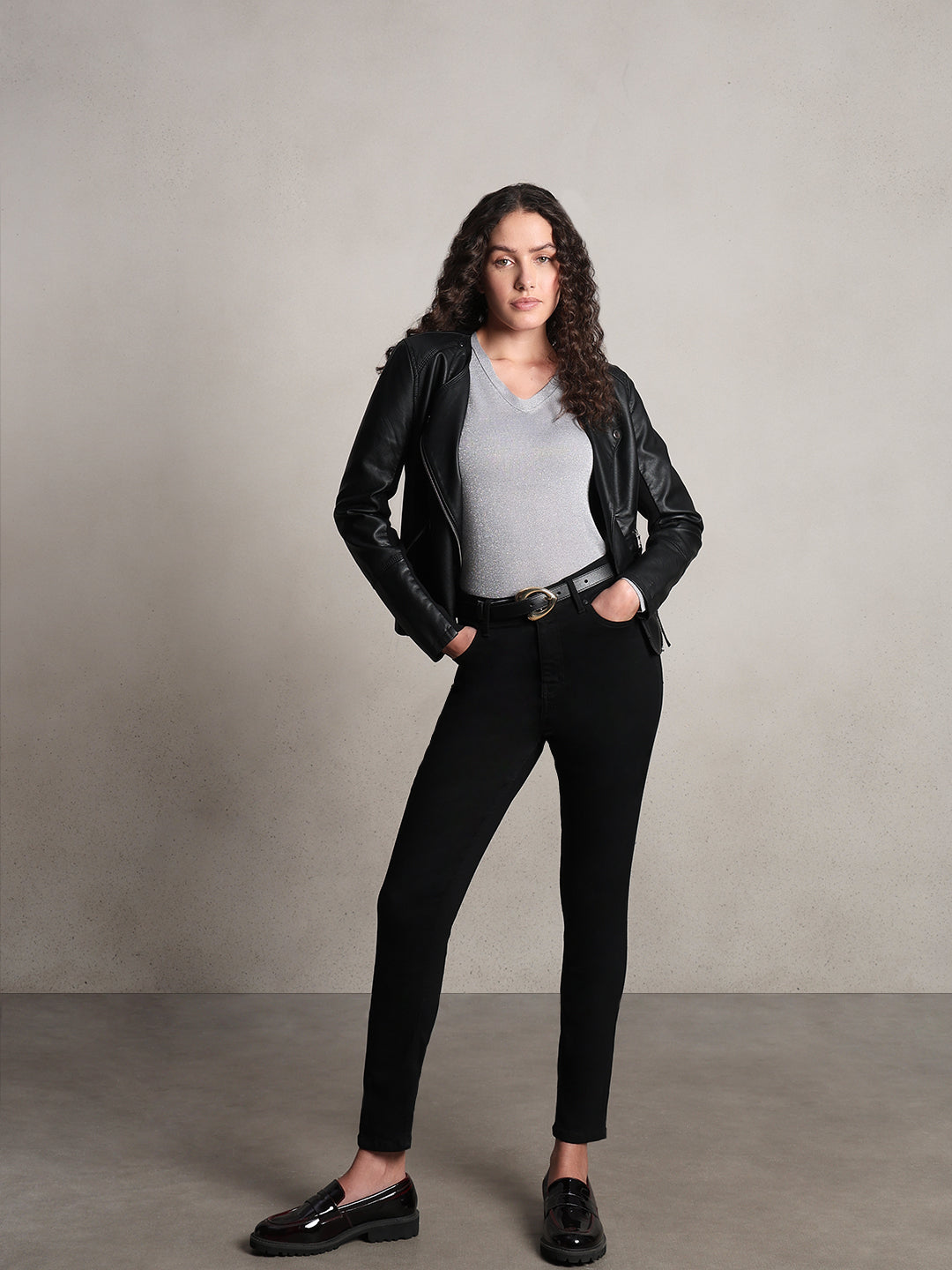 High Rise Skinny Fit Jeans