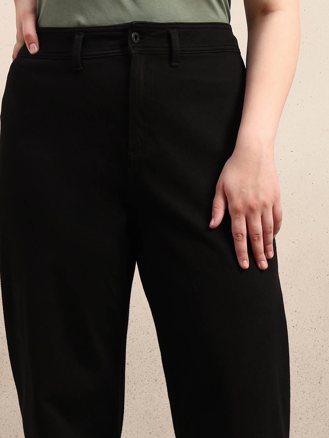 Curve High-Rise Black Flared Jeans