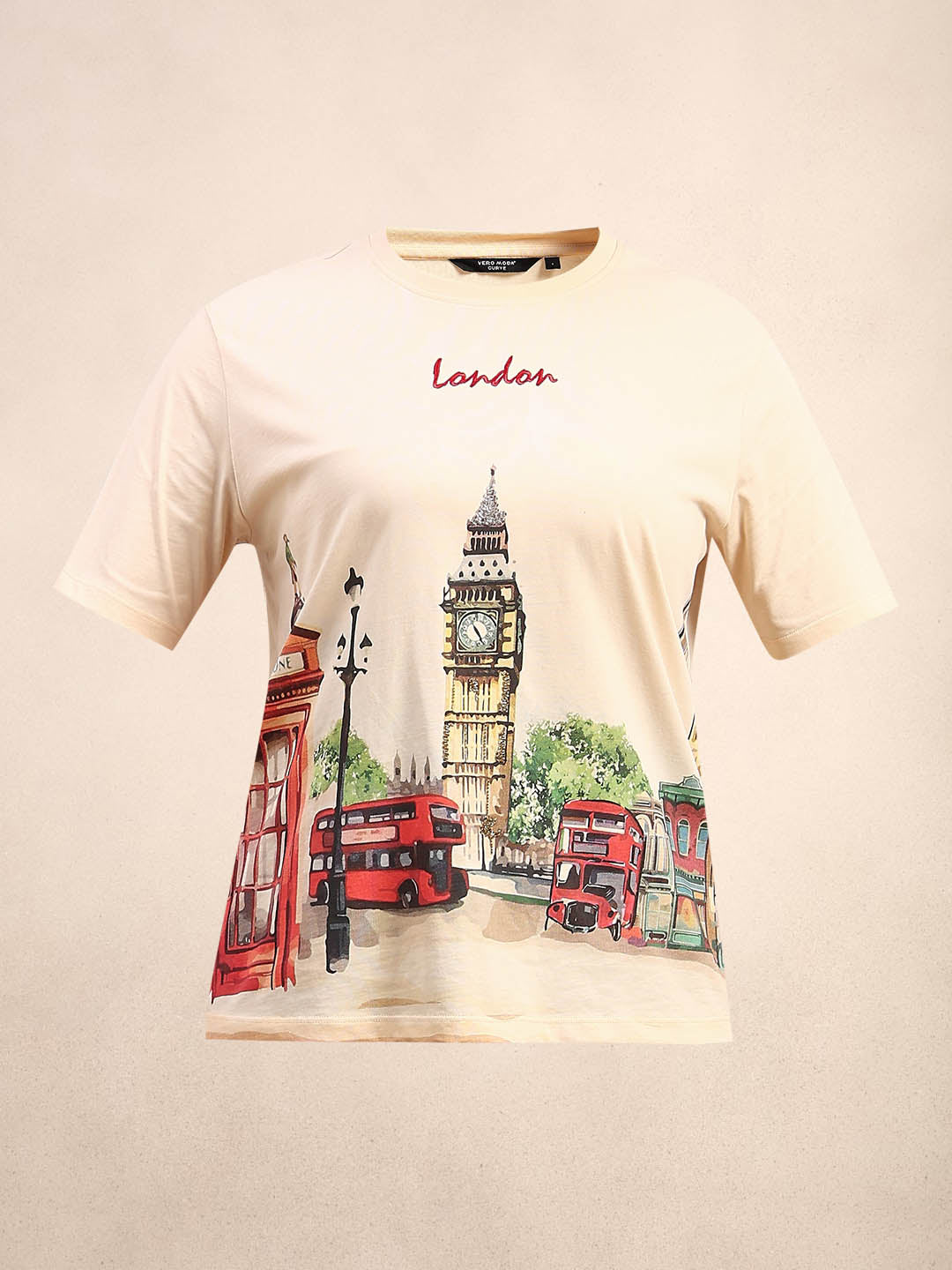 Curve London Cityscape Printed T-Shirt