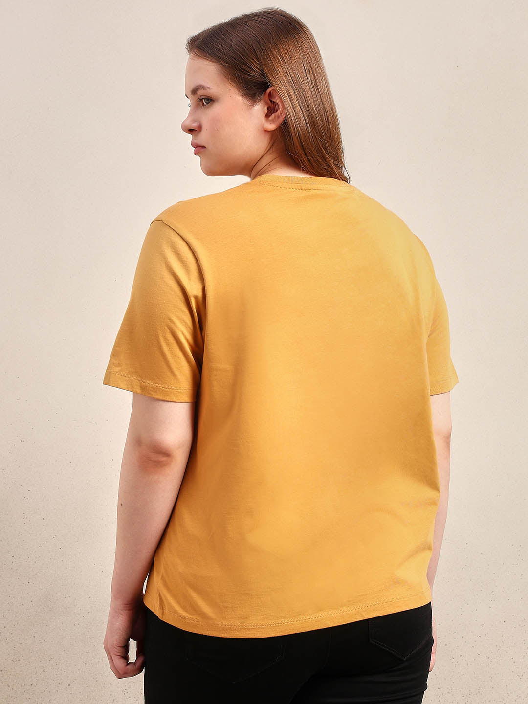 Curve Printed Cotton T-Shirt