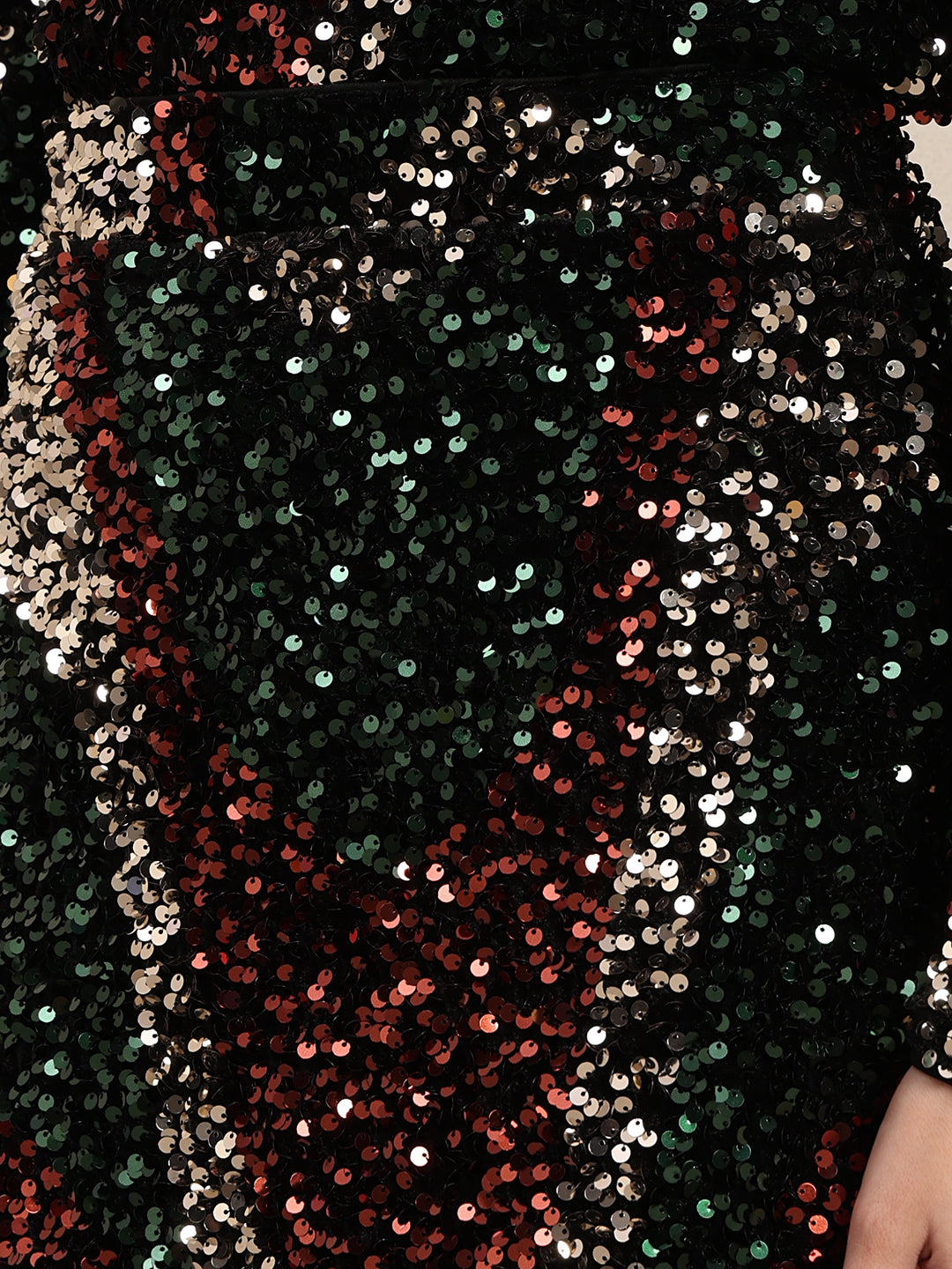 Sequin Embellished Mini Skirt