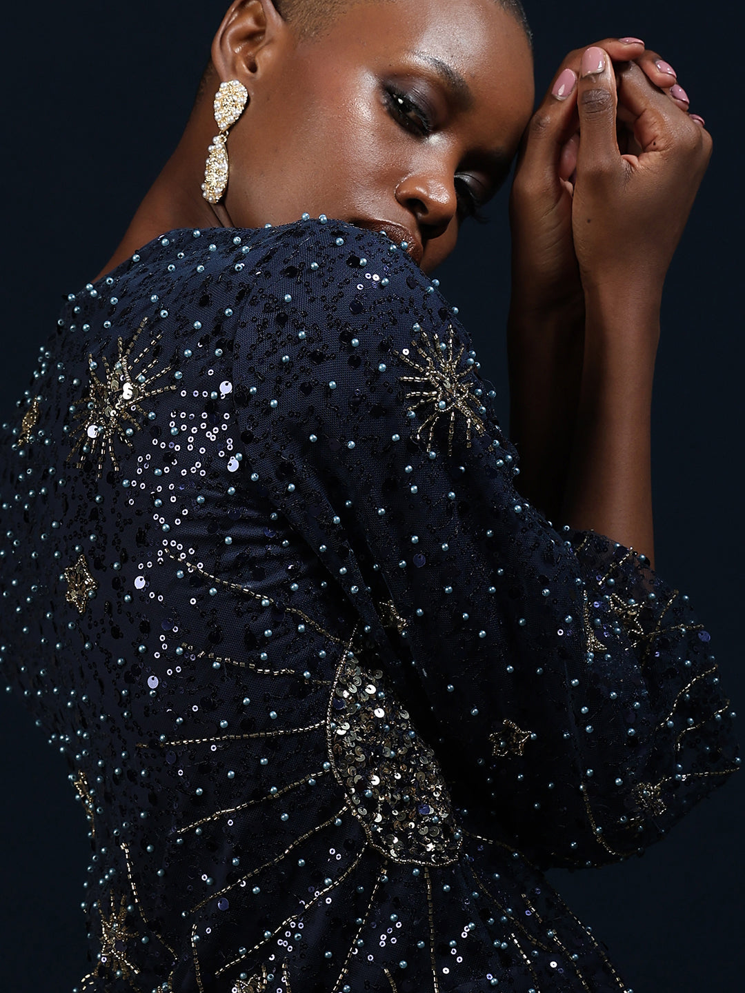 Marquee Sequin Embellished Top