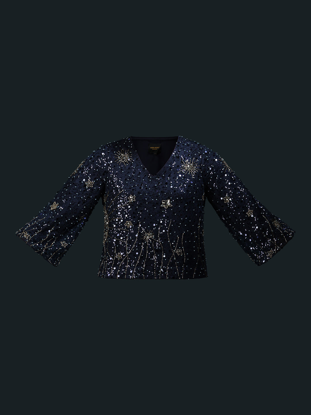 Marquee Sequin Embellished Top