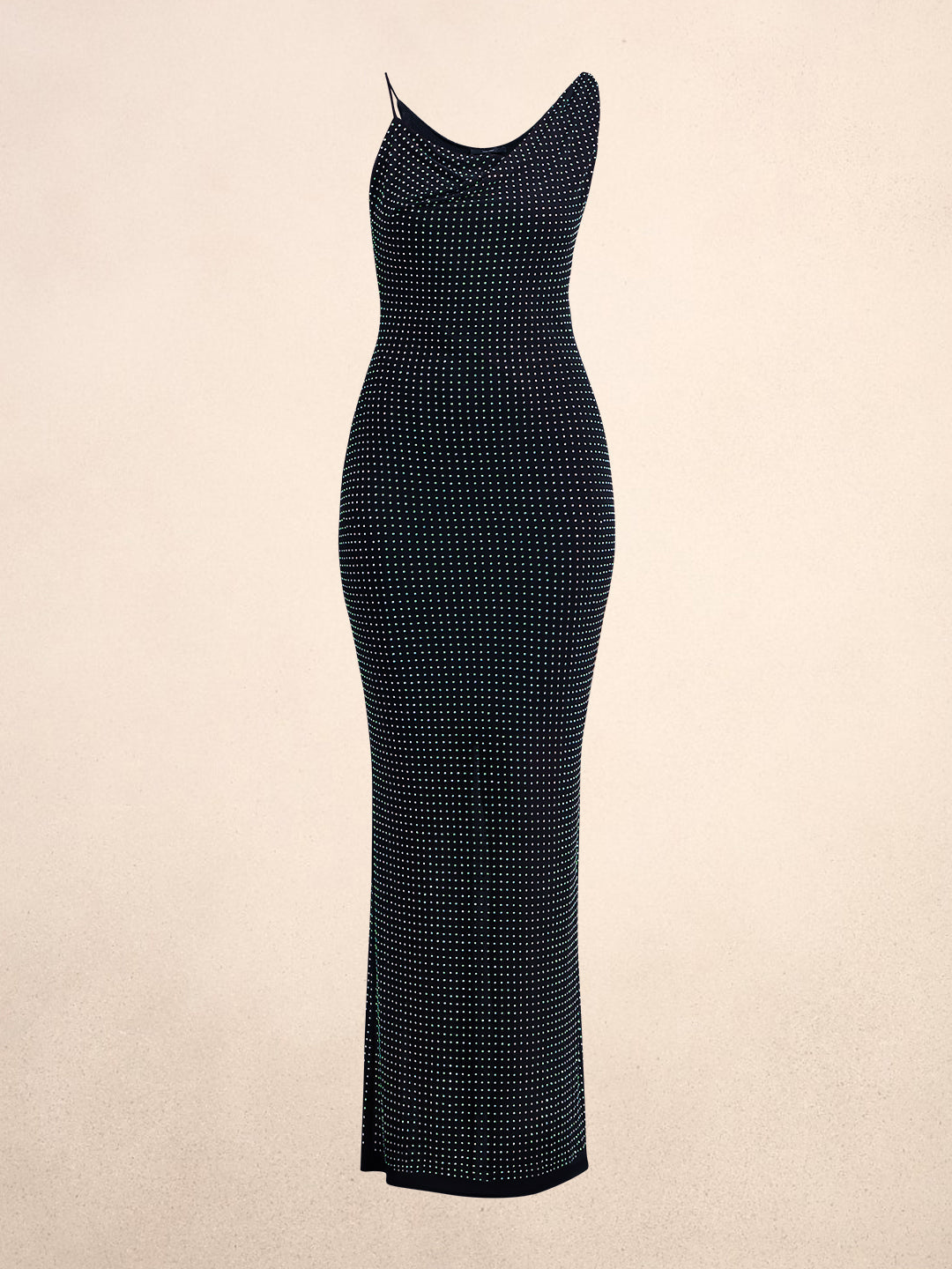 Black Embellished Bodycon Dress