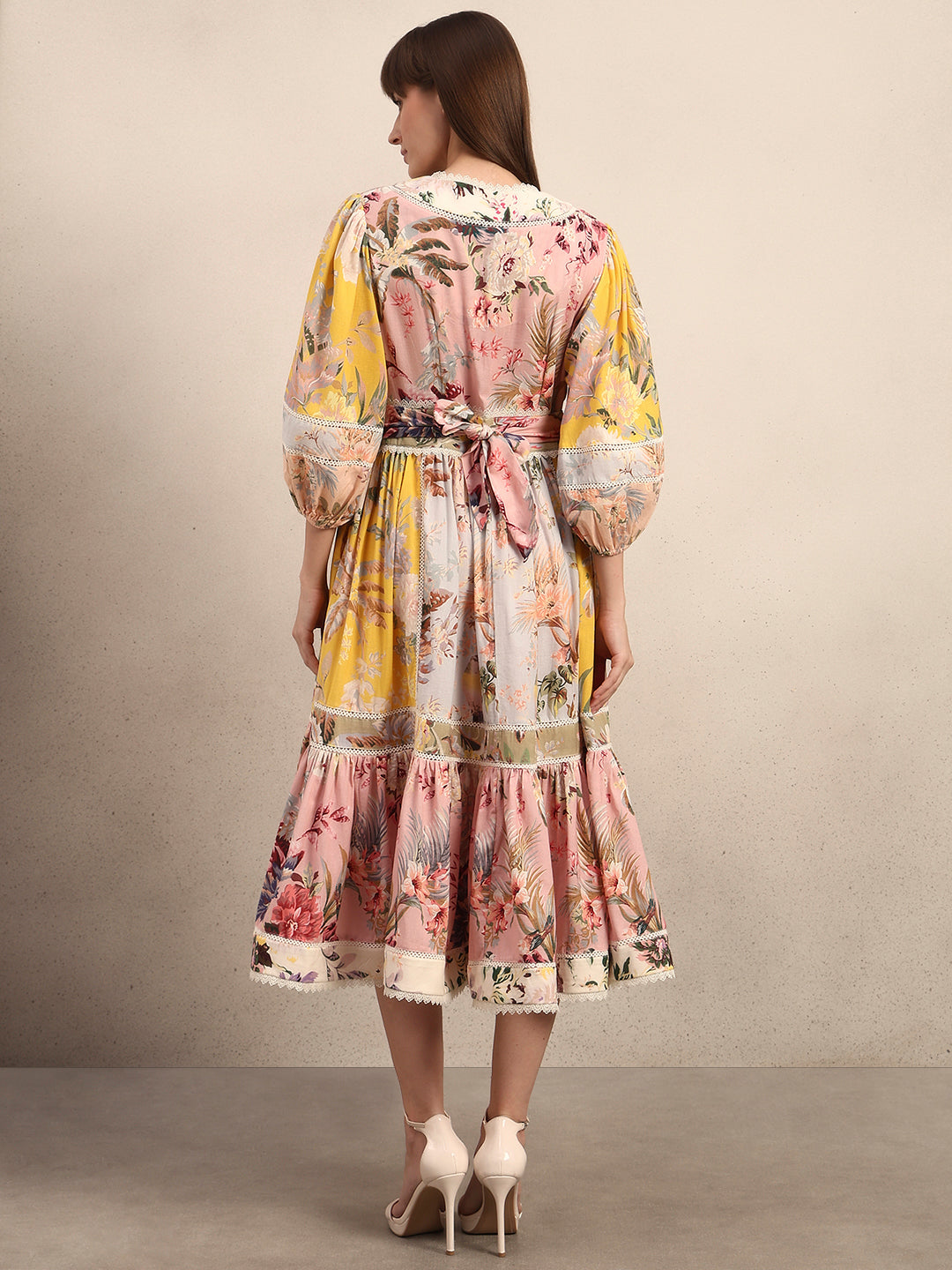 Flowy Floral Midi Dress