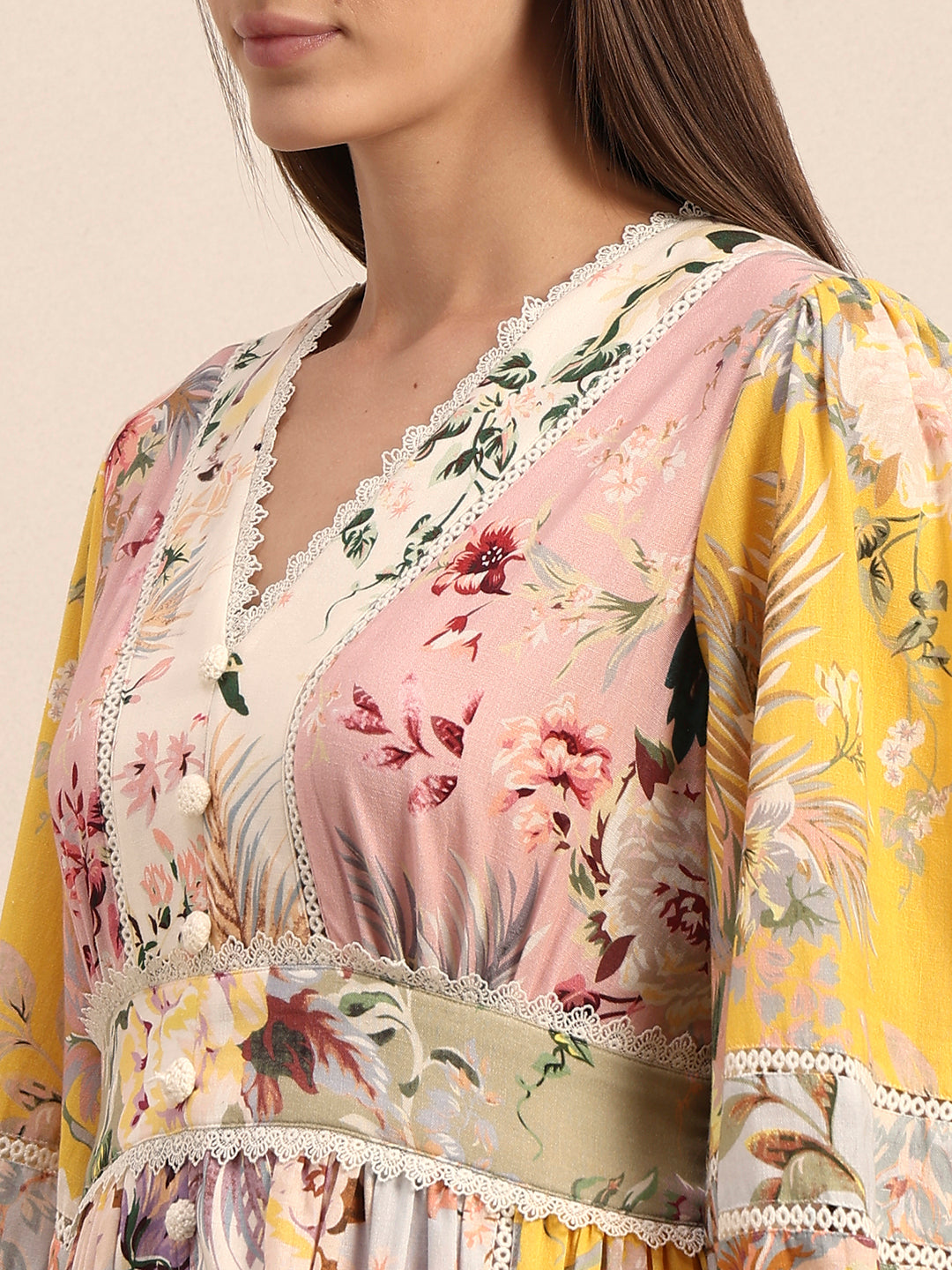 Flowy Floral Midi Dress