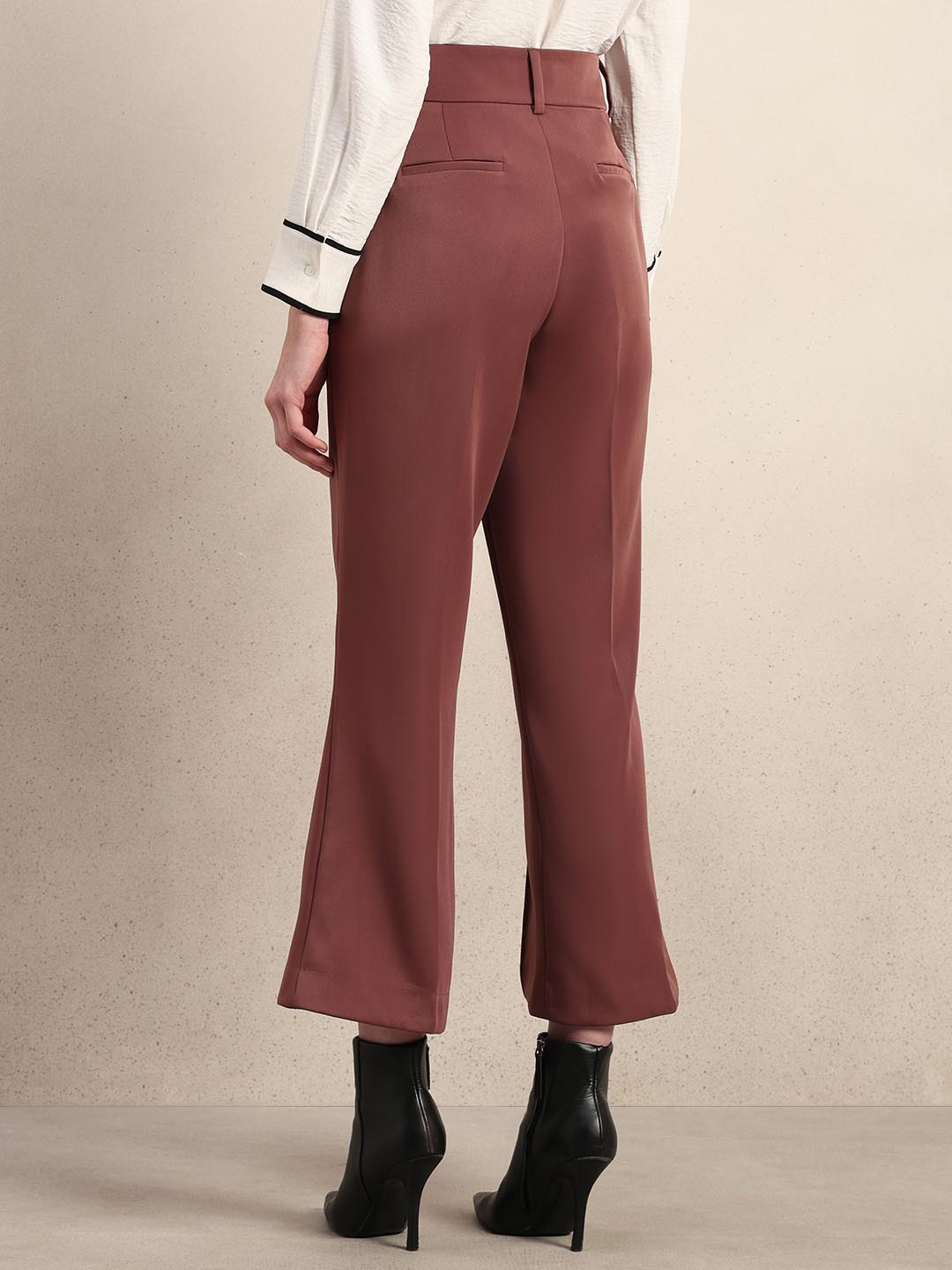 Plum Ankle Length Pants
