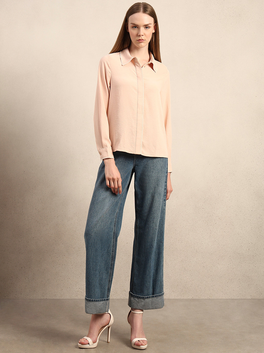 Scallop Collar Shirt