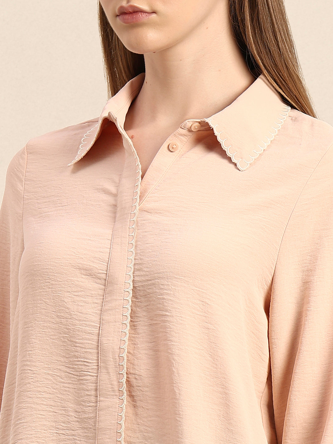 Scallop Collar Shirt