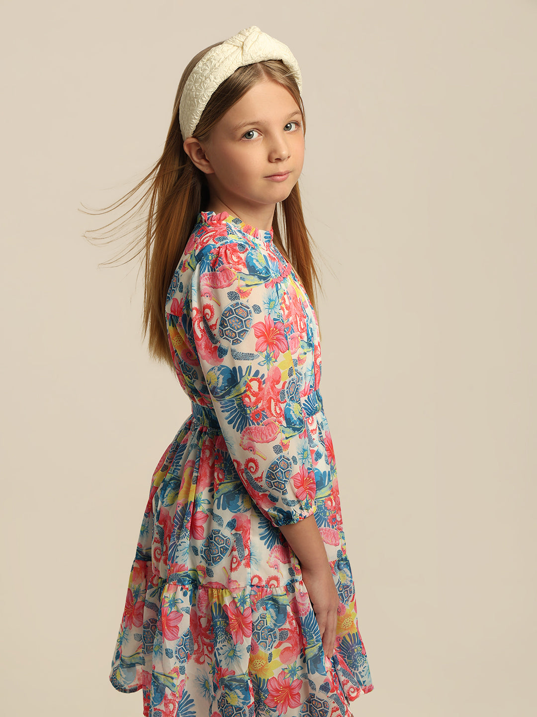 GIRL Floral Printed Dress