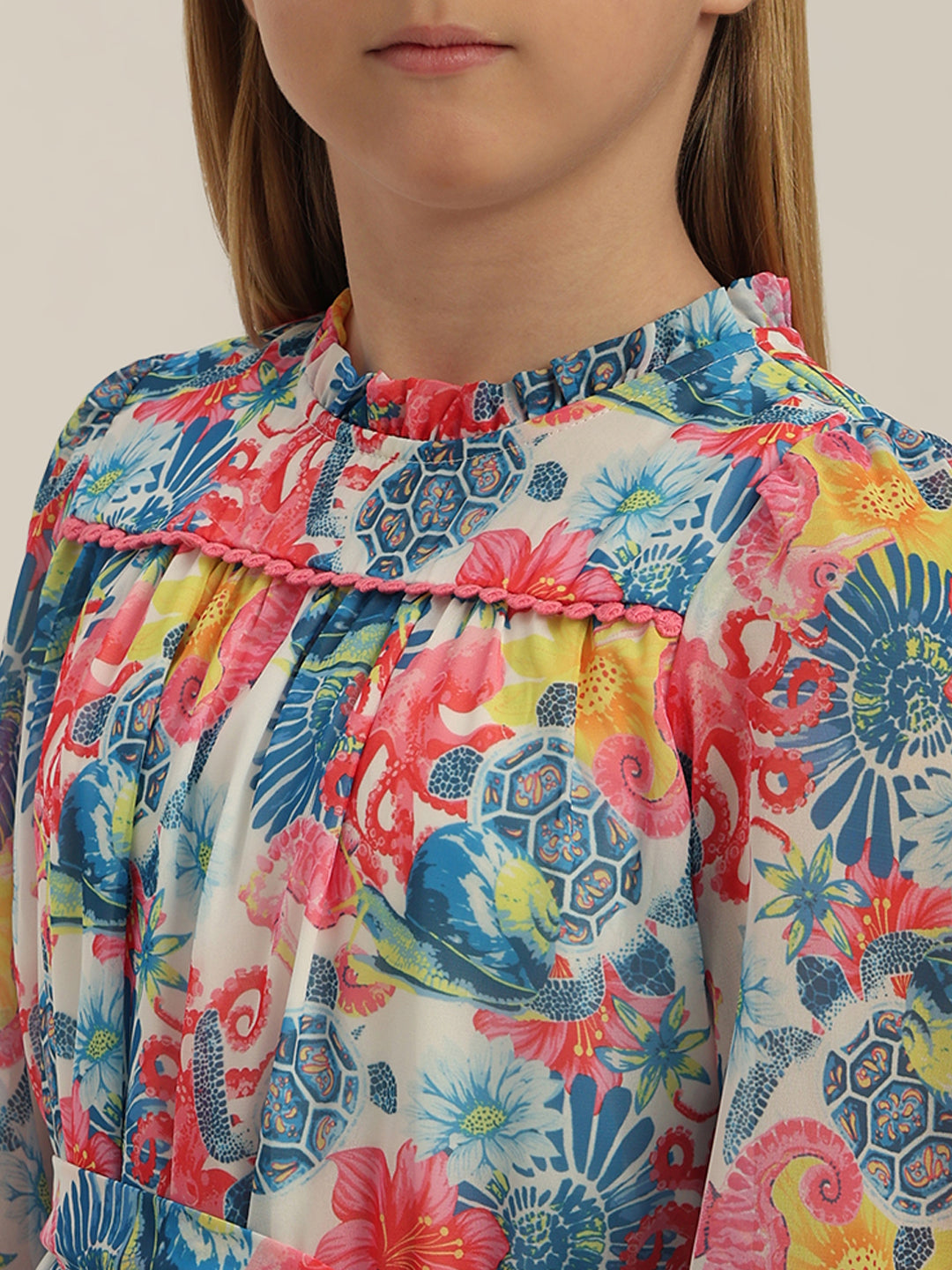 GIRL Floral Printed Dress