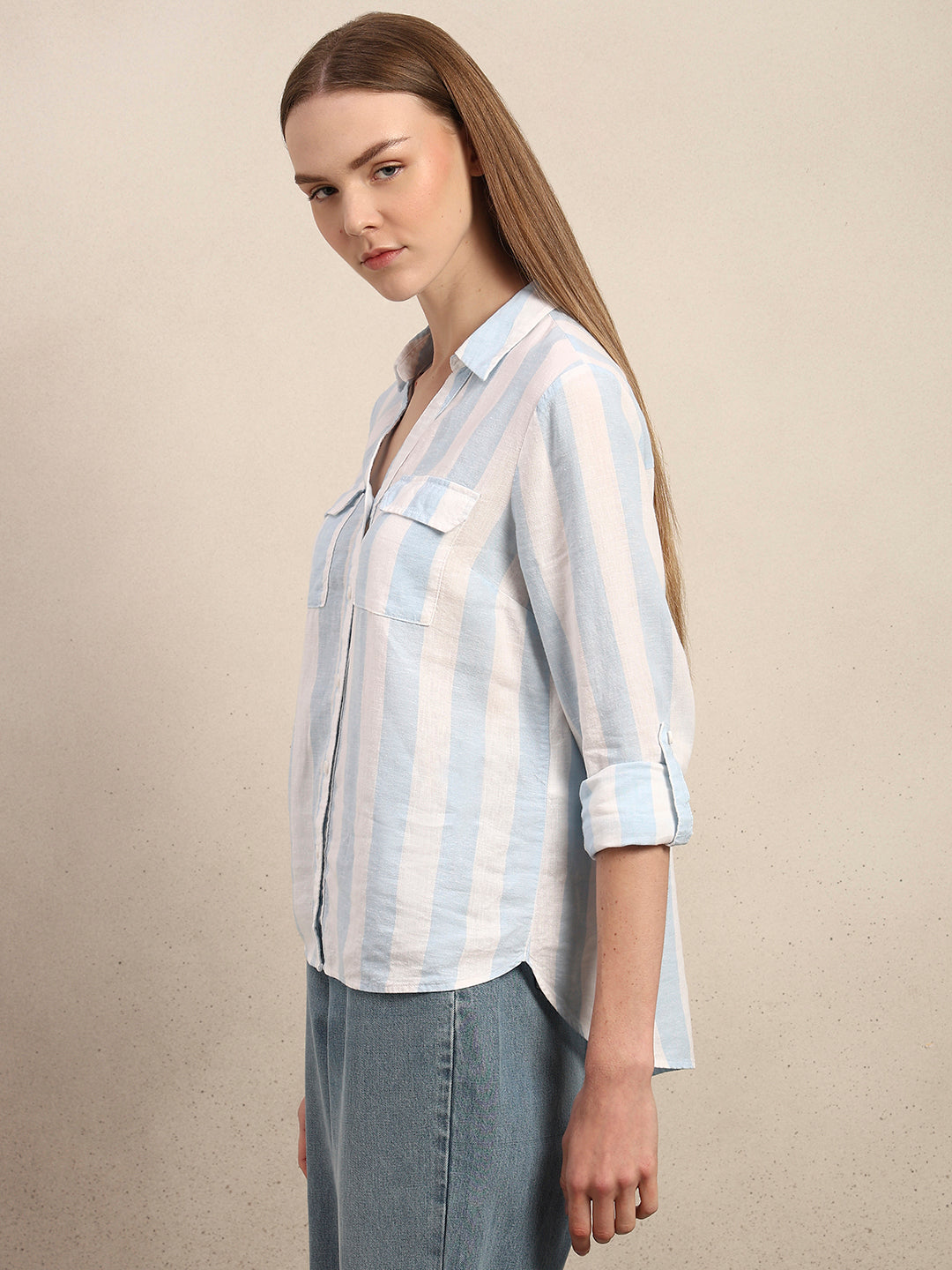 Striped Utility Shirt