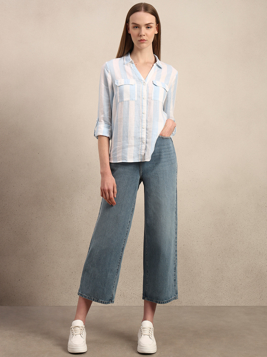 Striped Utility Shirt