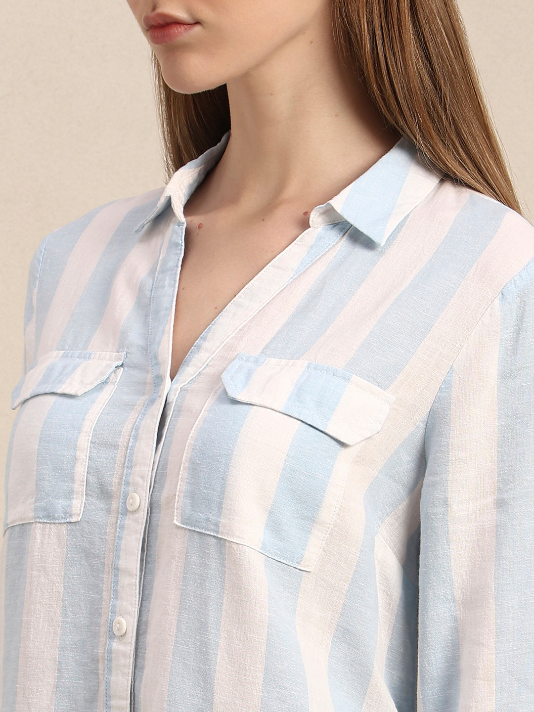 Striped Utility Shirt