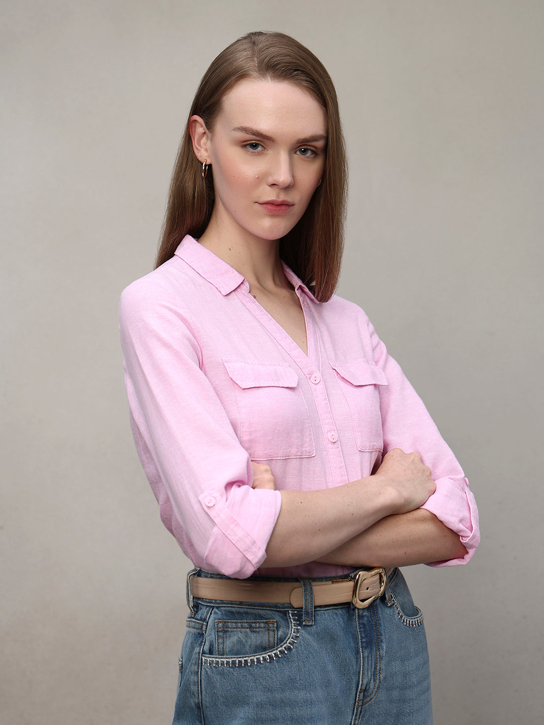 Pink Utility Shirt