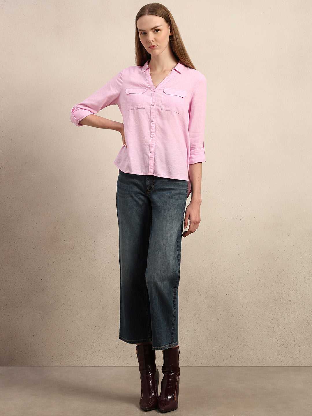 Pink Utility Shirt