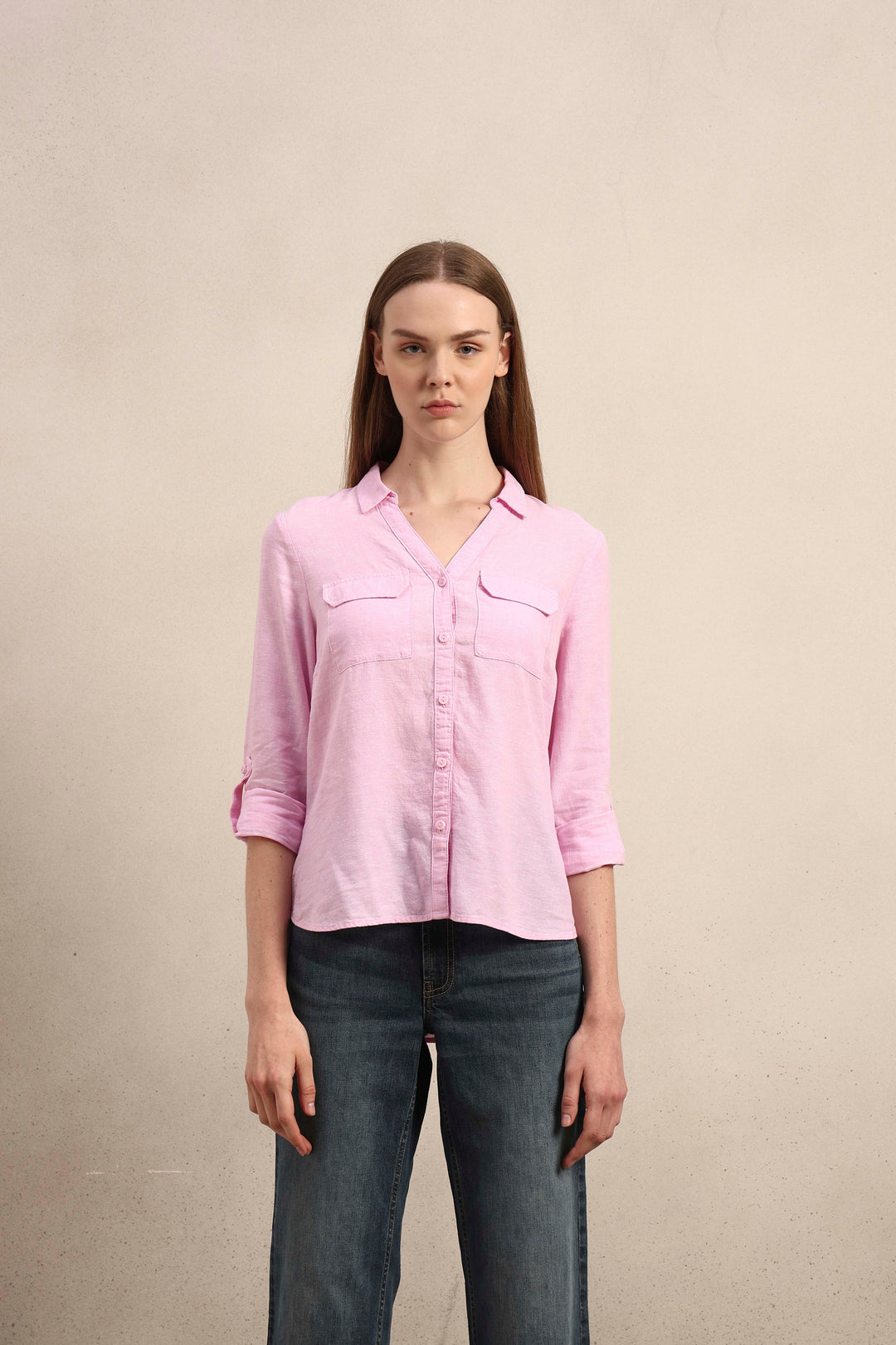 Pink Utility Shirt